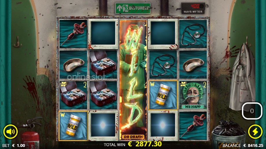 disturbed slot annihilation spins feature