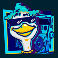 geese with attitude slot blue goose symbol