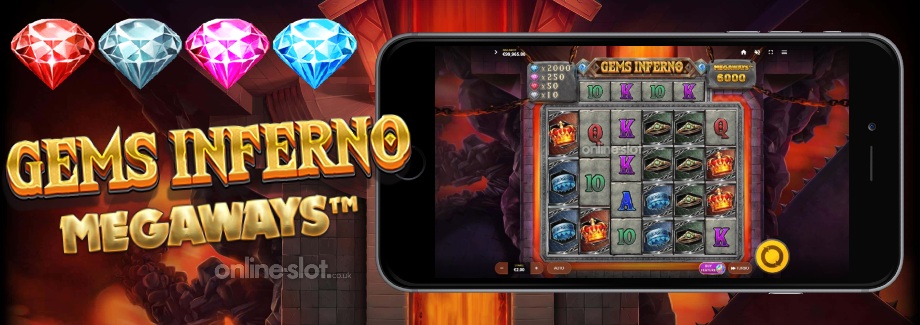 gems inferno megaways mobile slot