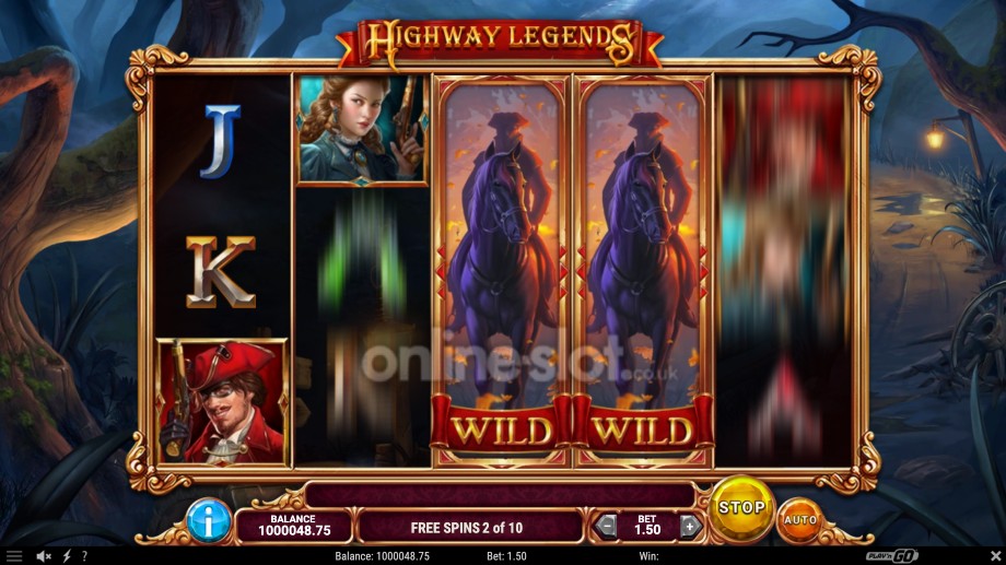 highway legends slot free spins