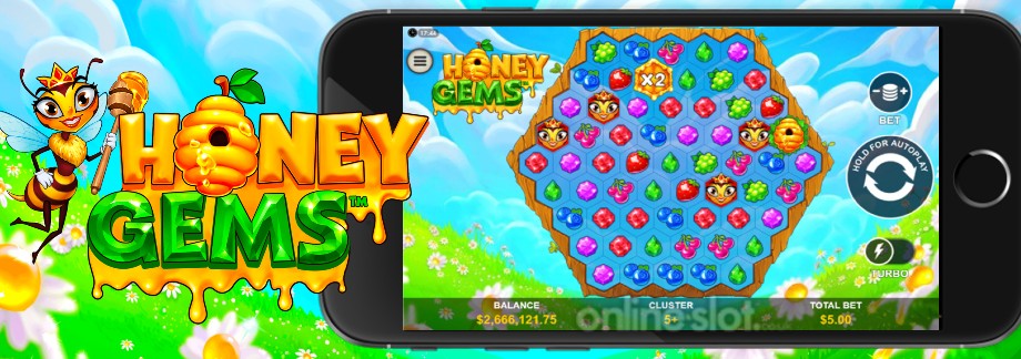 honey gems slot base game