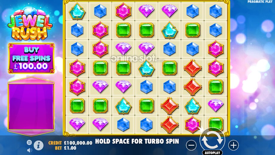 jewel rush slot base game