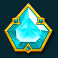 jewel rush slot cyan jewel symbol