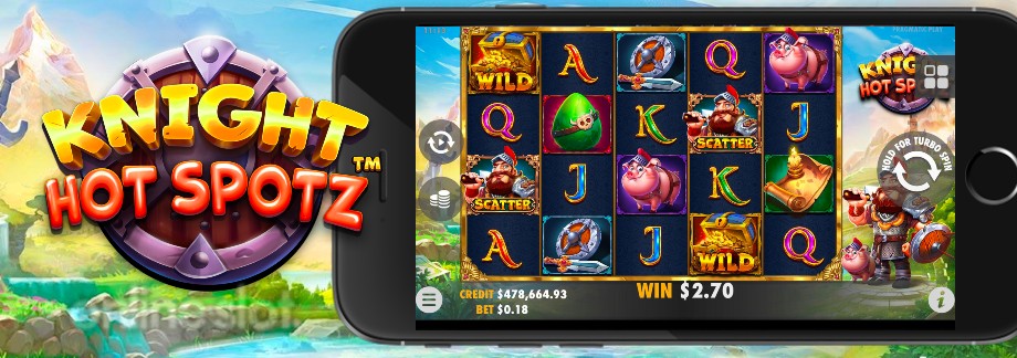 knight hot spotz slot base game