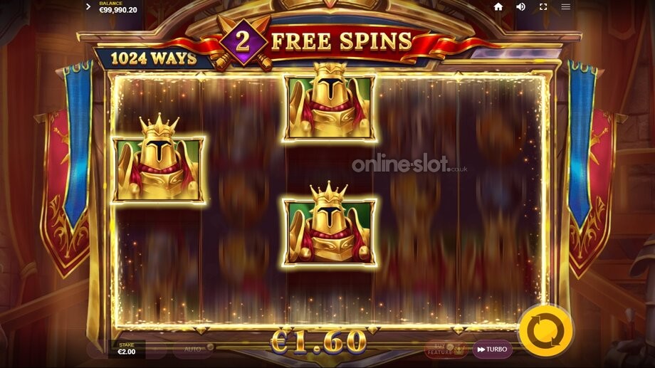 knights of avalon slot free spins feature