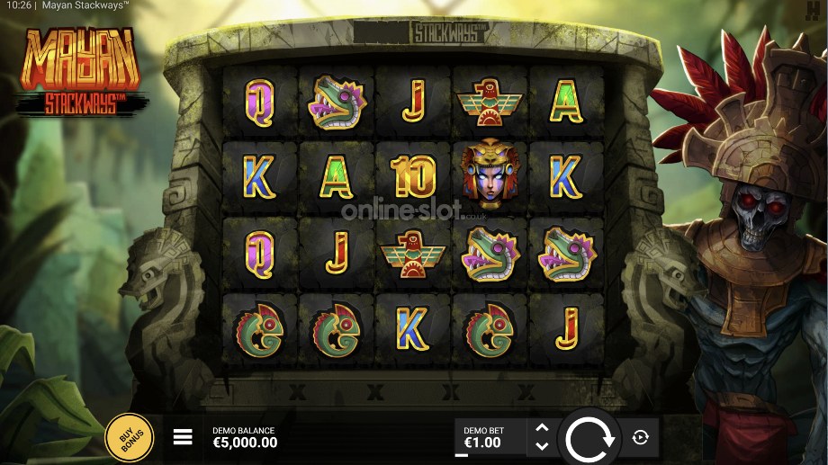mayan stackways slot base game