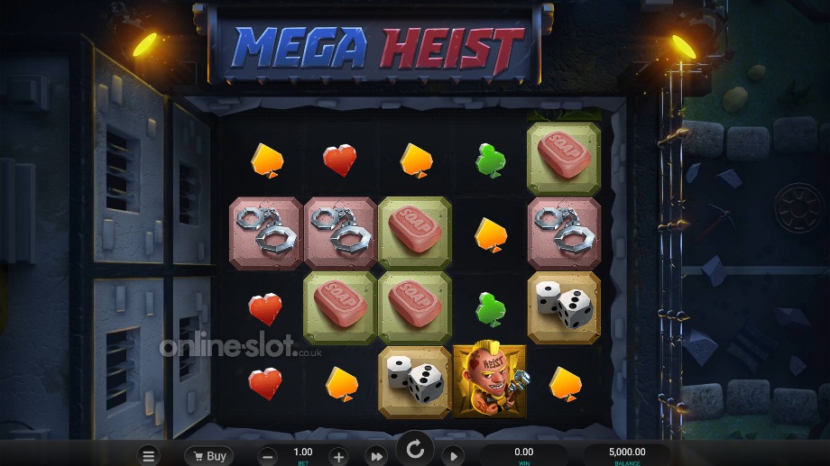 mega heist slot base game
