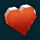 mega heist slot heart symbol