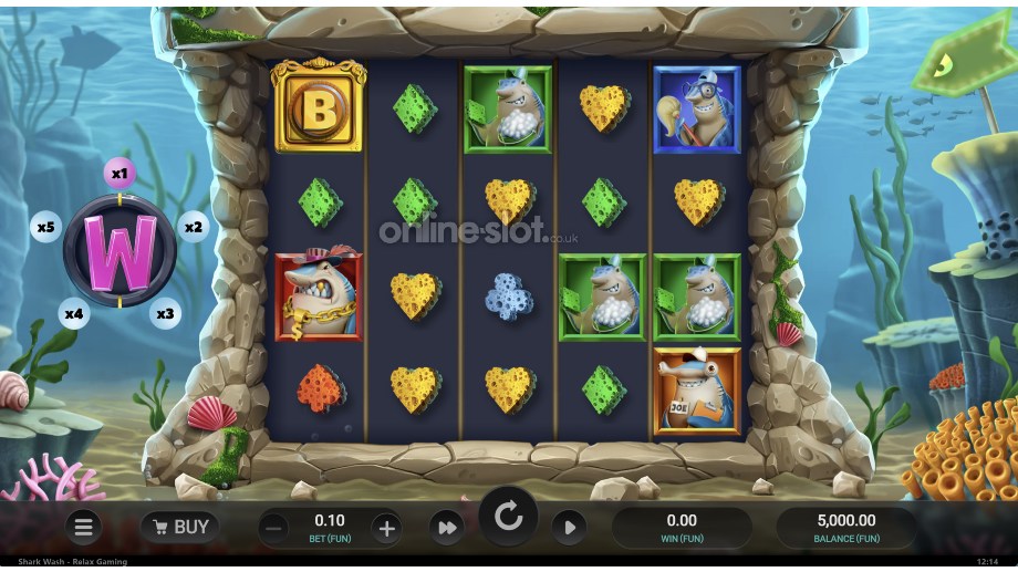 shark wash slot base game