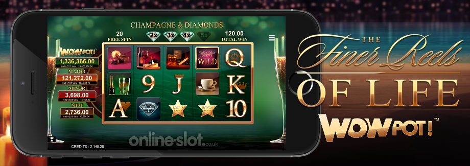 the finer reels of life wowpot mobile slot