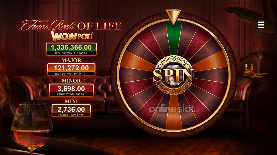 the finer reels of life wowpot slot wowpot jackpot feature