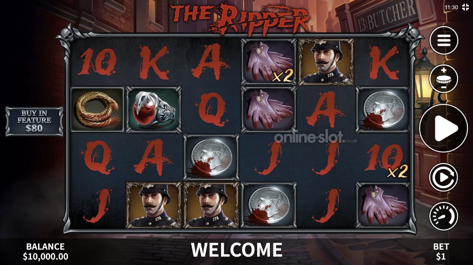 the ripper slot base game