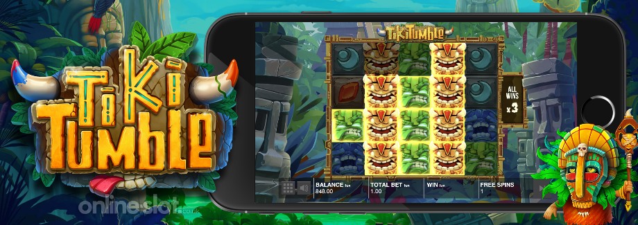 tiki tumble mobile slot