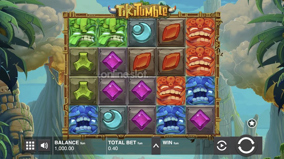 tiki tumble slot base game