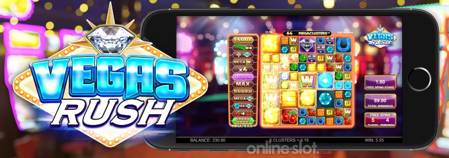 vegas rush mobile slot