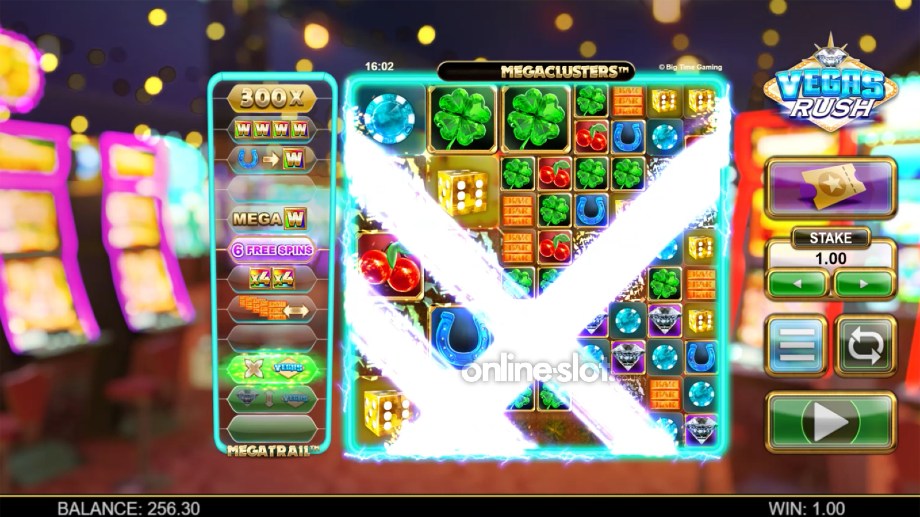 vegas rush slot explosions feature