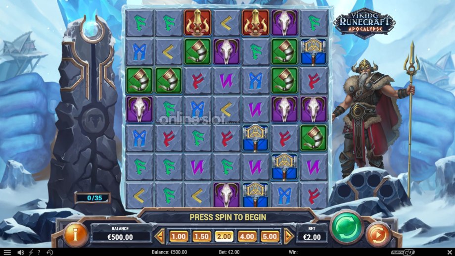 viking runecraft apocalypse slot base game