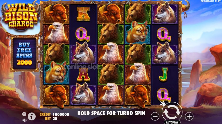 wild bison charge slot base game