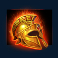zeus vs hades gods of war slot flaming helmet symbol
