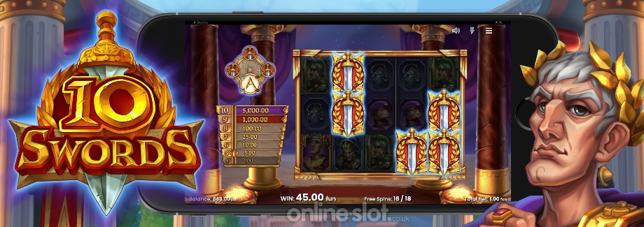 10 swords mobile slot