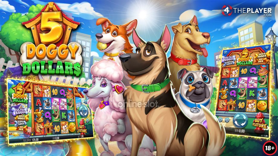 5 doggy dollars mobile slot