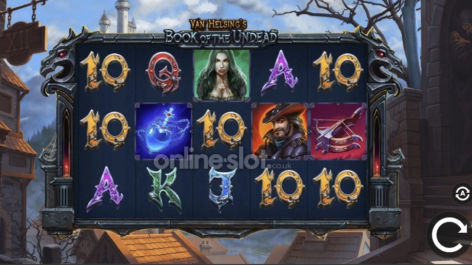 Van Helsings Book of the Undead slot base game