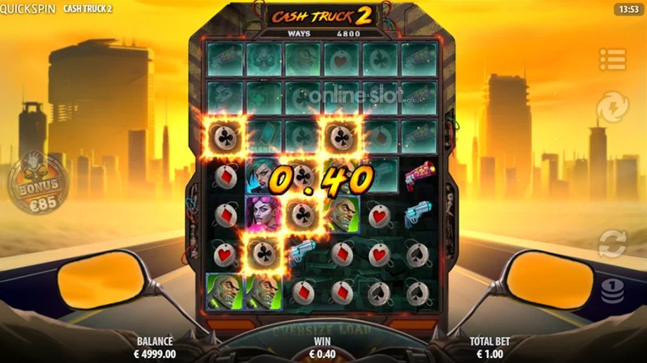 cash truck 2 slot base game