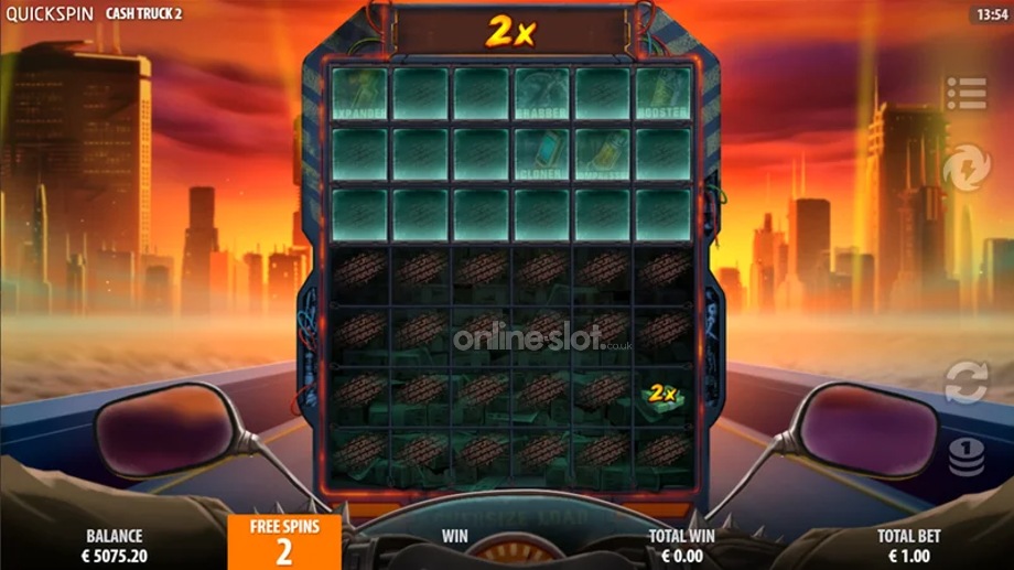 cash truck 2 slot free spins feature