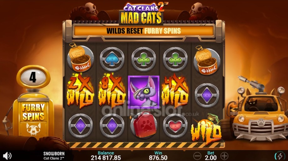 cat clans 2 mad cats slot free spins