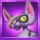 cat clans 2 mad cats slot purple cat symbol