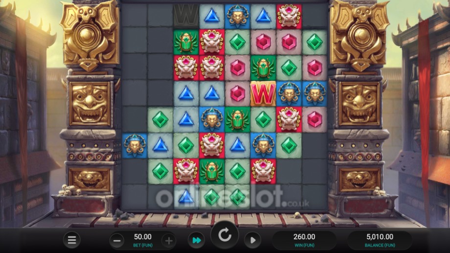 cluster tumble dream drop slot base game