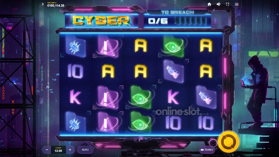 cyber attack slot base game