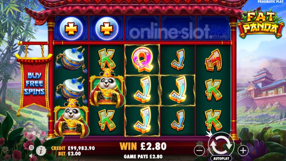 fat panda slot base game