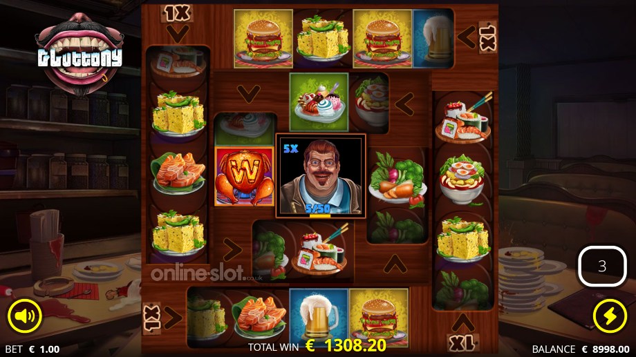 gluttony slot fedcon 1 feature