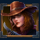 heist for the golden nuggets slot female character symbol
