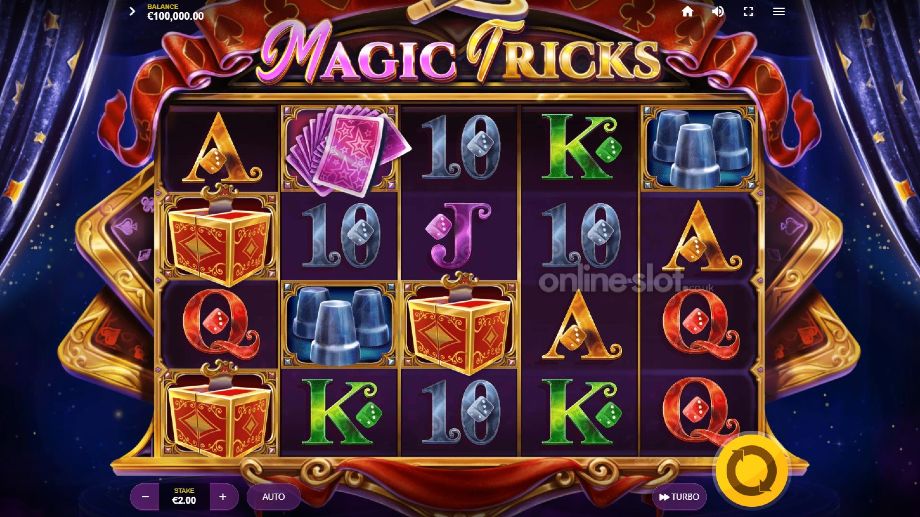 magic tricks slot base game