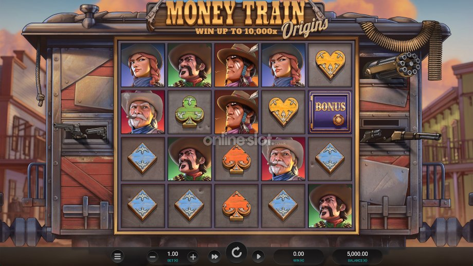 money train origins dream drop slot base game