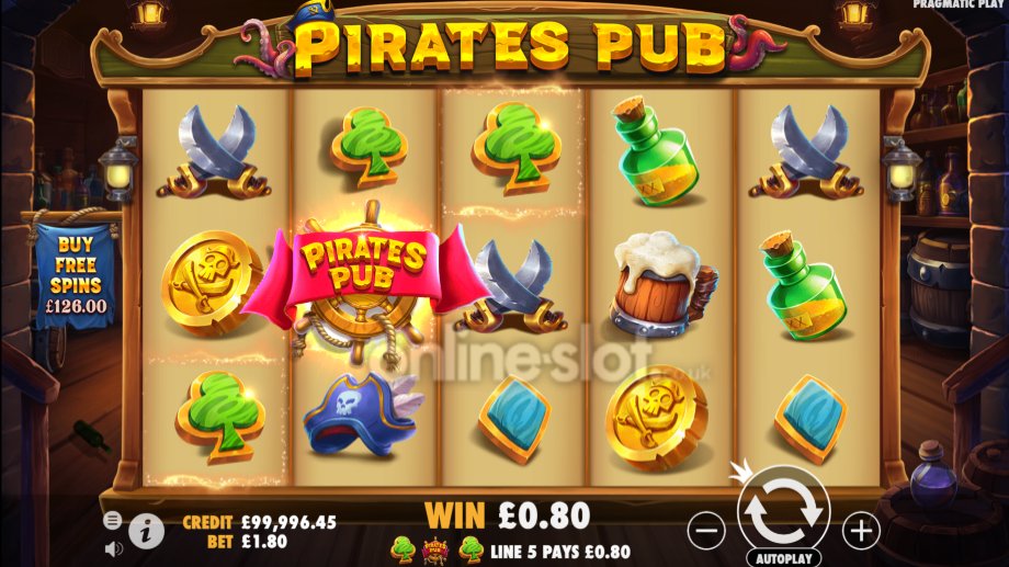 pirates pub slot base game