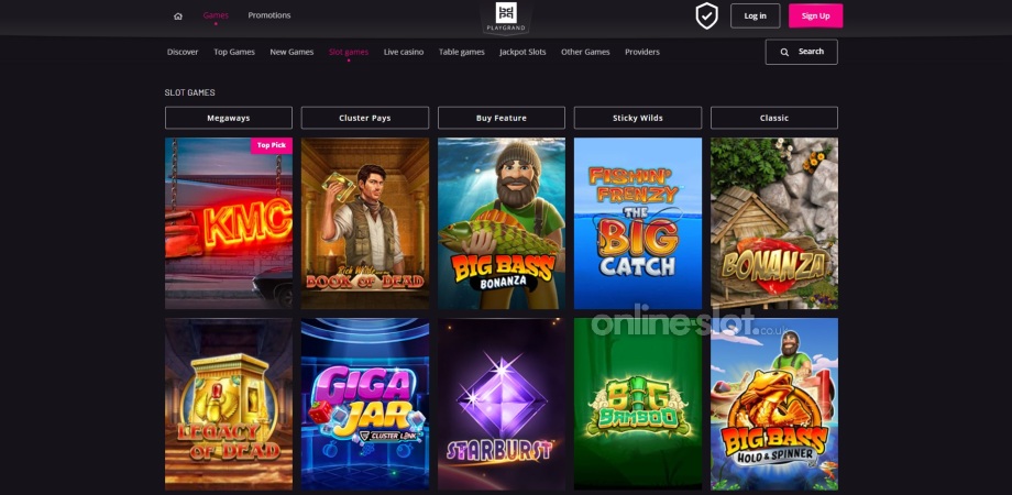 playgrand casino site