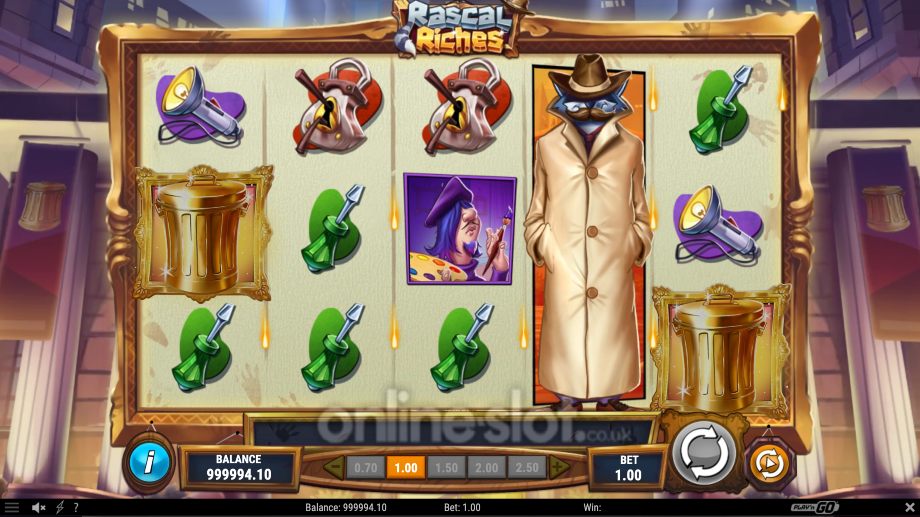 rascal riches slot base game