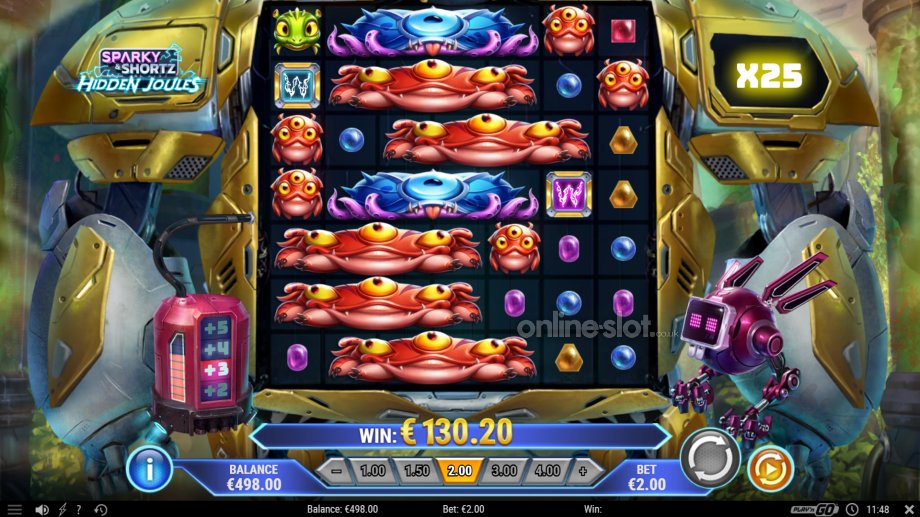 sparky and shortz hidden joules slot special wilds feature