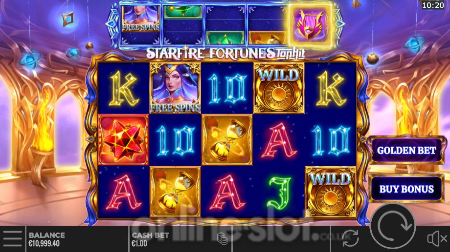 starfire fortunes tophit slot base game
