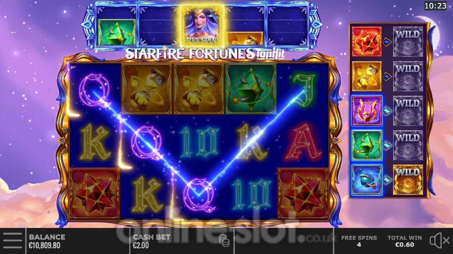 starfire fortunes tophit slot free spins