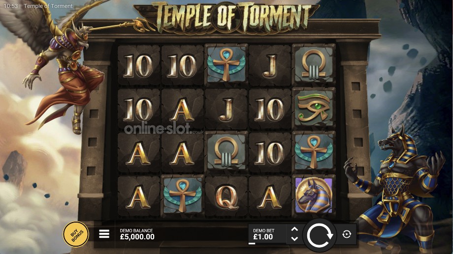 temple of torment slot base game