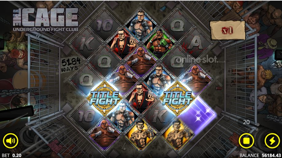 the cage slot base game