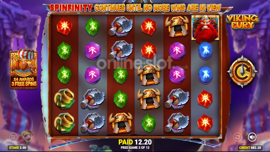 viking fury spinfinity slot free spins