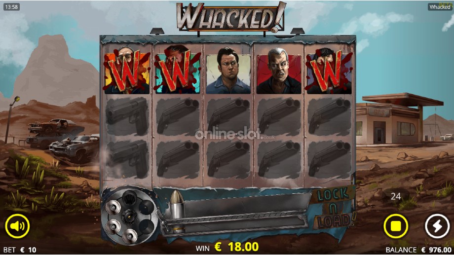 whacked slot lock n load feature