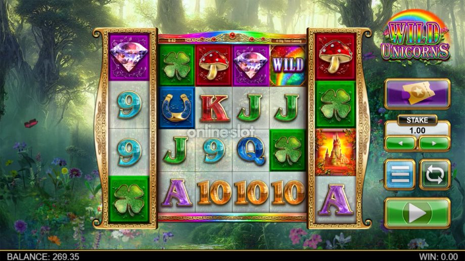 wild unicorns slot base game