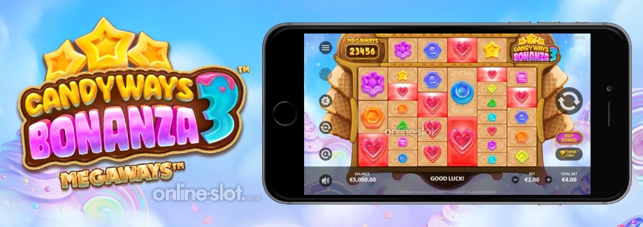 candyways bonanza 3 megaways mobile slot
