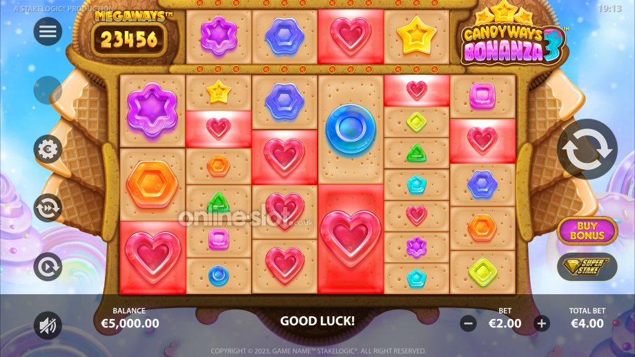 candyways bonanza 3 megaways slot base game